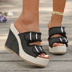 Sandalias de Cuña Elara Denim
