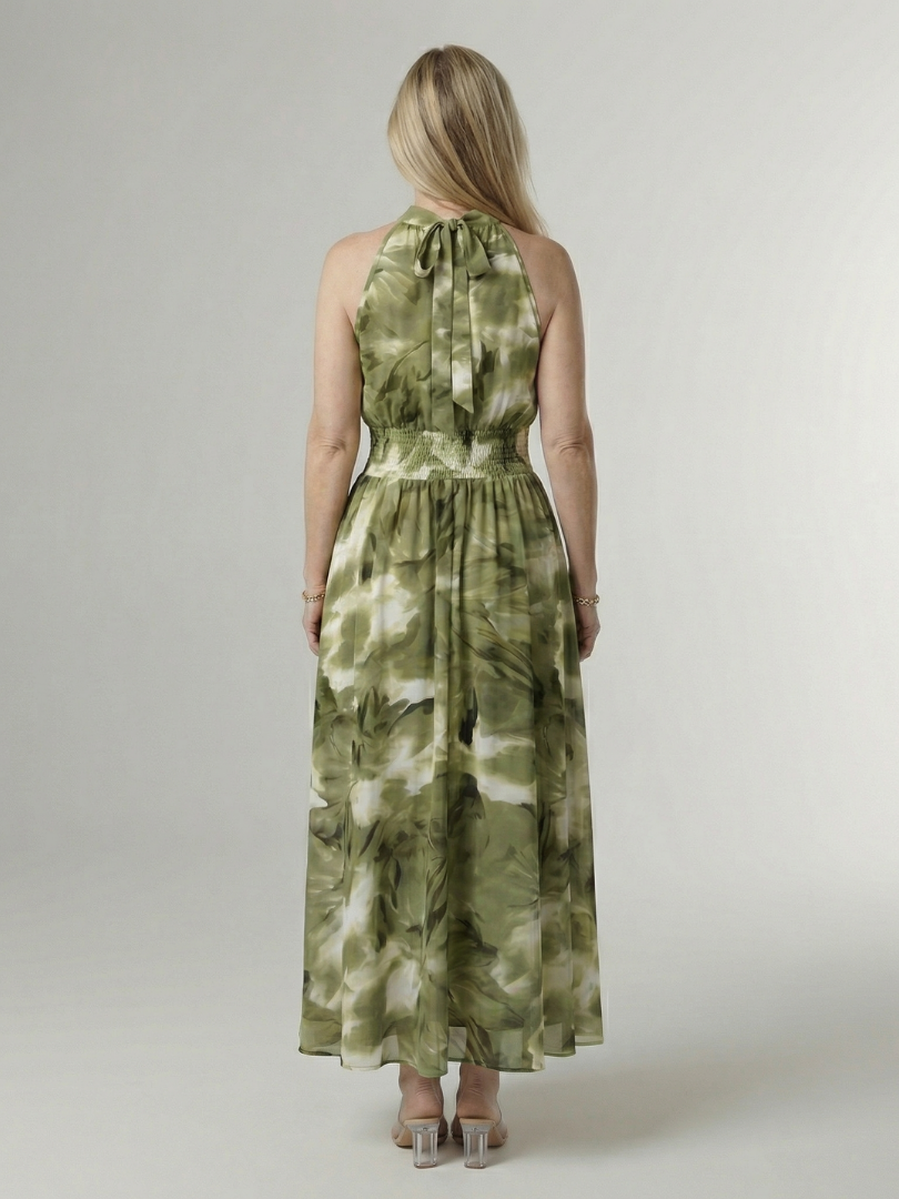 Vestido Midi Halter