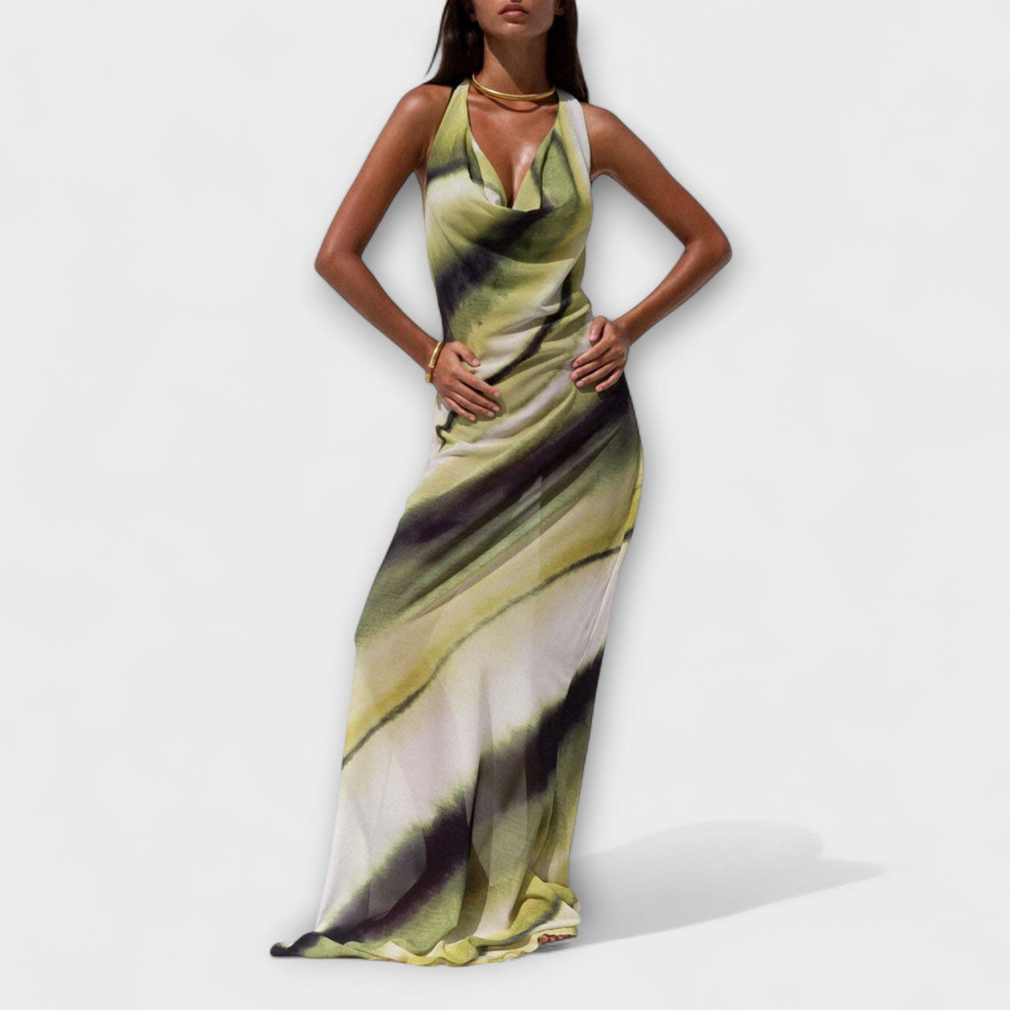 Vestidos maxi clásicos con degradado