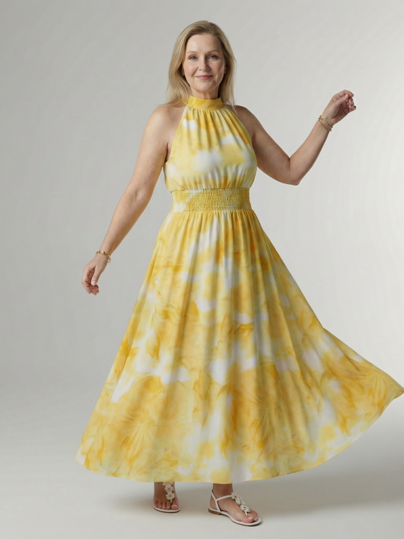 Vestido Midi Halter
