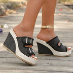 Sandalias de Cuña Elara Denim