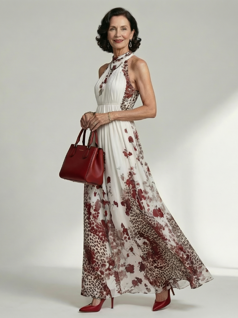 Vestido Maxi Plisado