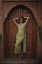 VESTIDO NICOLE VERDE CLARO