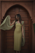 VESTIDO NICOLE VERDE CLARO