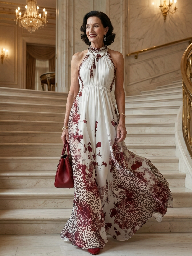 Vestido Maxi Plisado