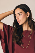 Blusa fluida efecto pañuelo Pepe rosa