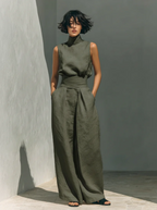 Maria™ | Conjunto de Dos Piezas en Algodón y Lino