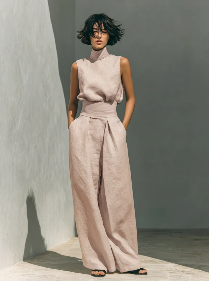 Maria™ | Conjunto de Dos Piezas en Algodón y Lino
