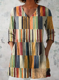 Blusa Larga Chloe con Escote en V