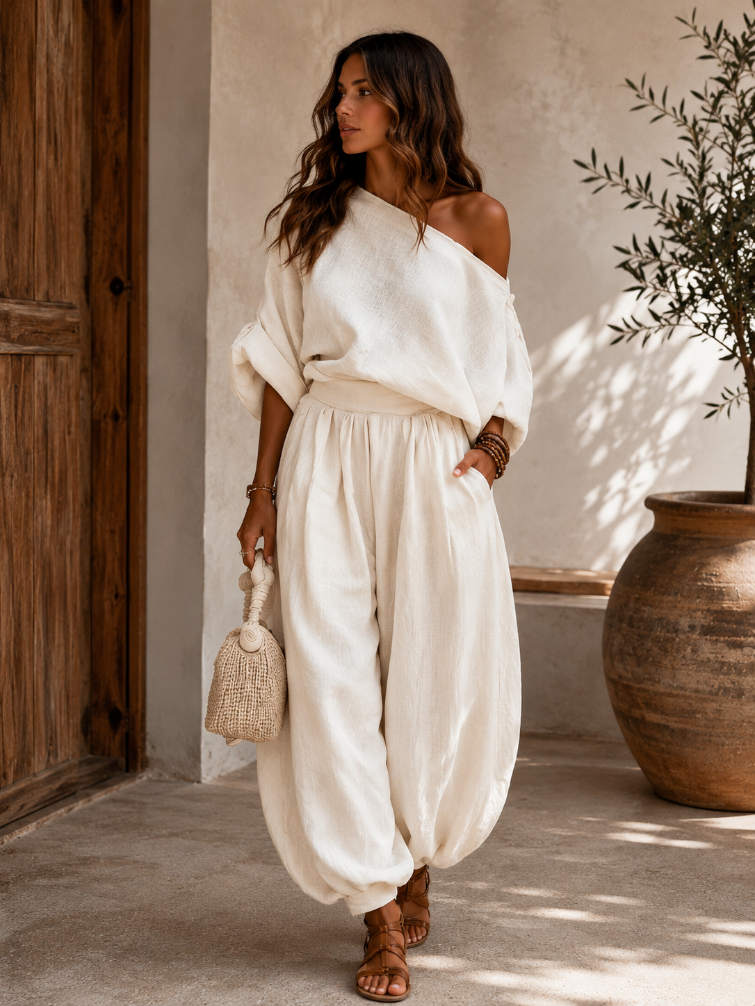 Mila™ | Elegante Vestido Largo con Estampado Floral