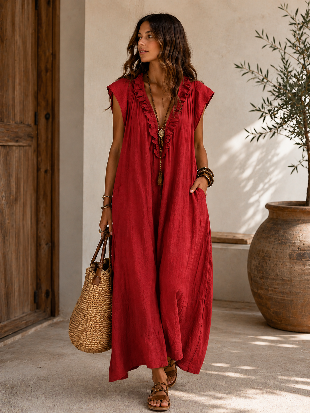 Camelia | Vestido Largo Bohemio