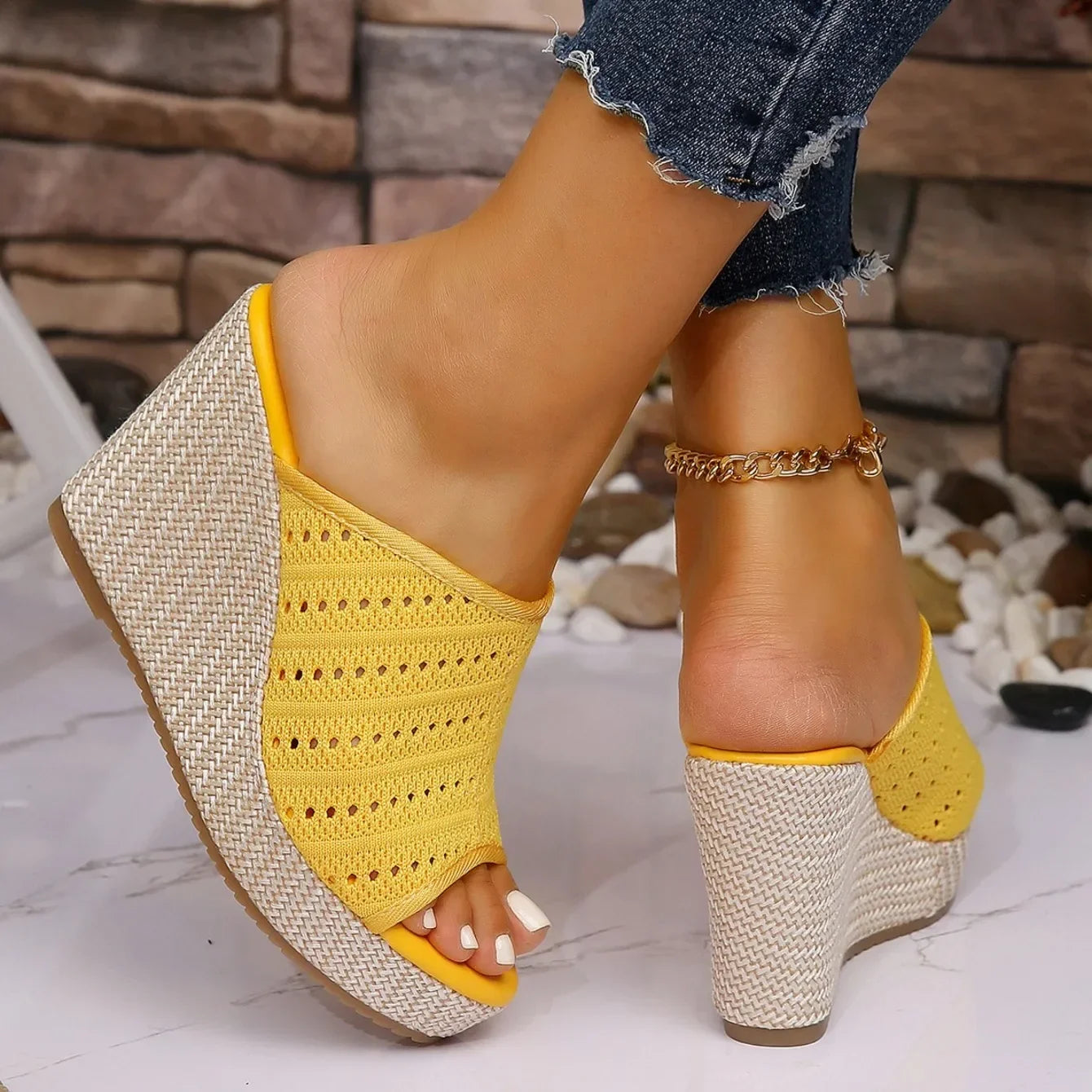 Sandalias de Cuña Amelie