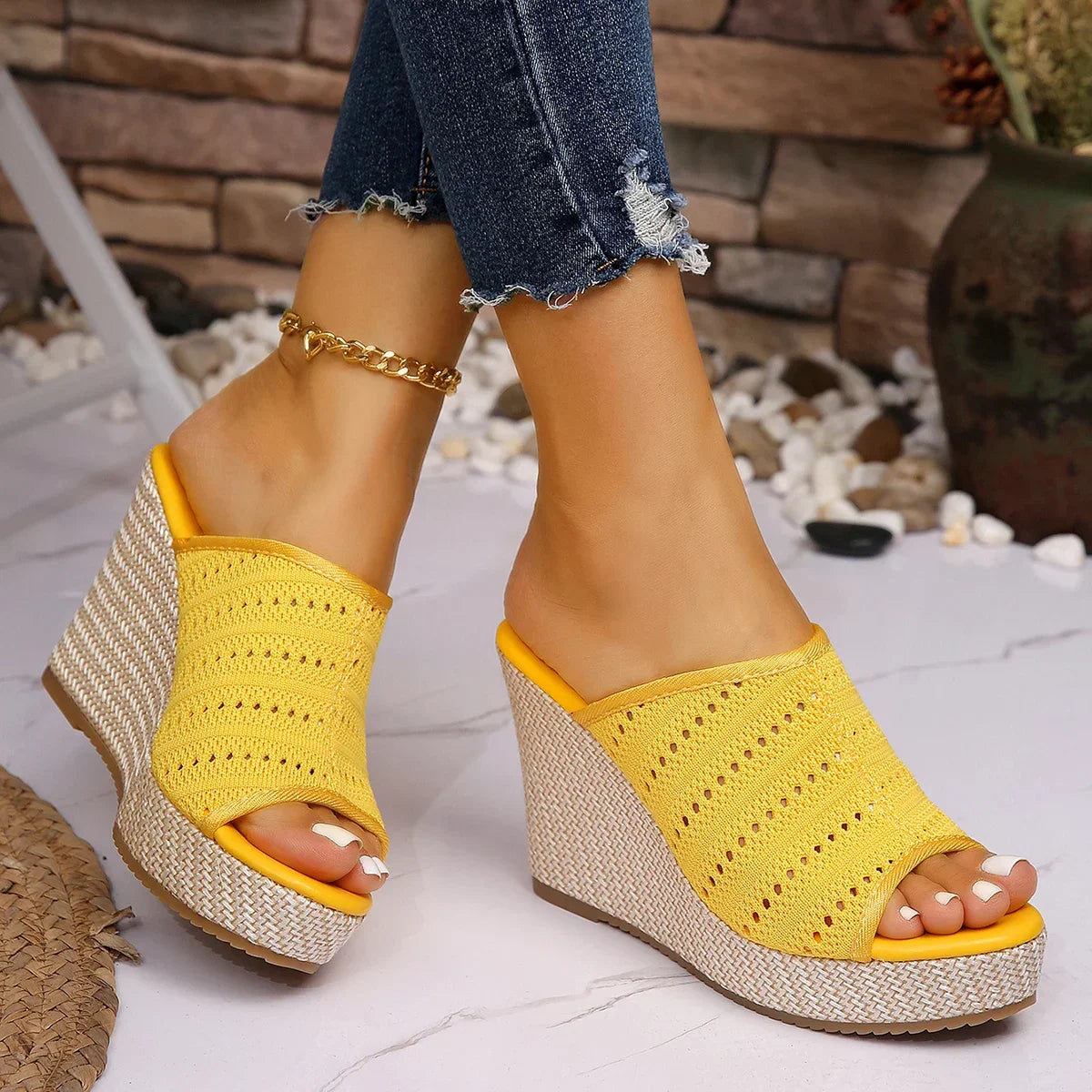 Sandalias de Cuña Amelie