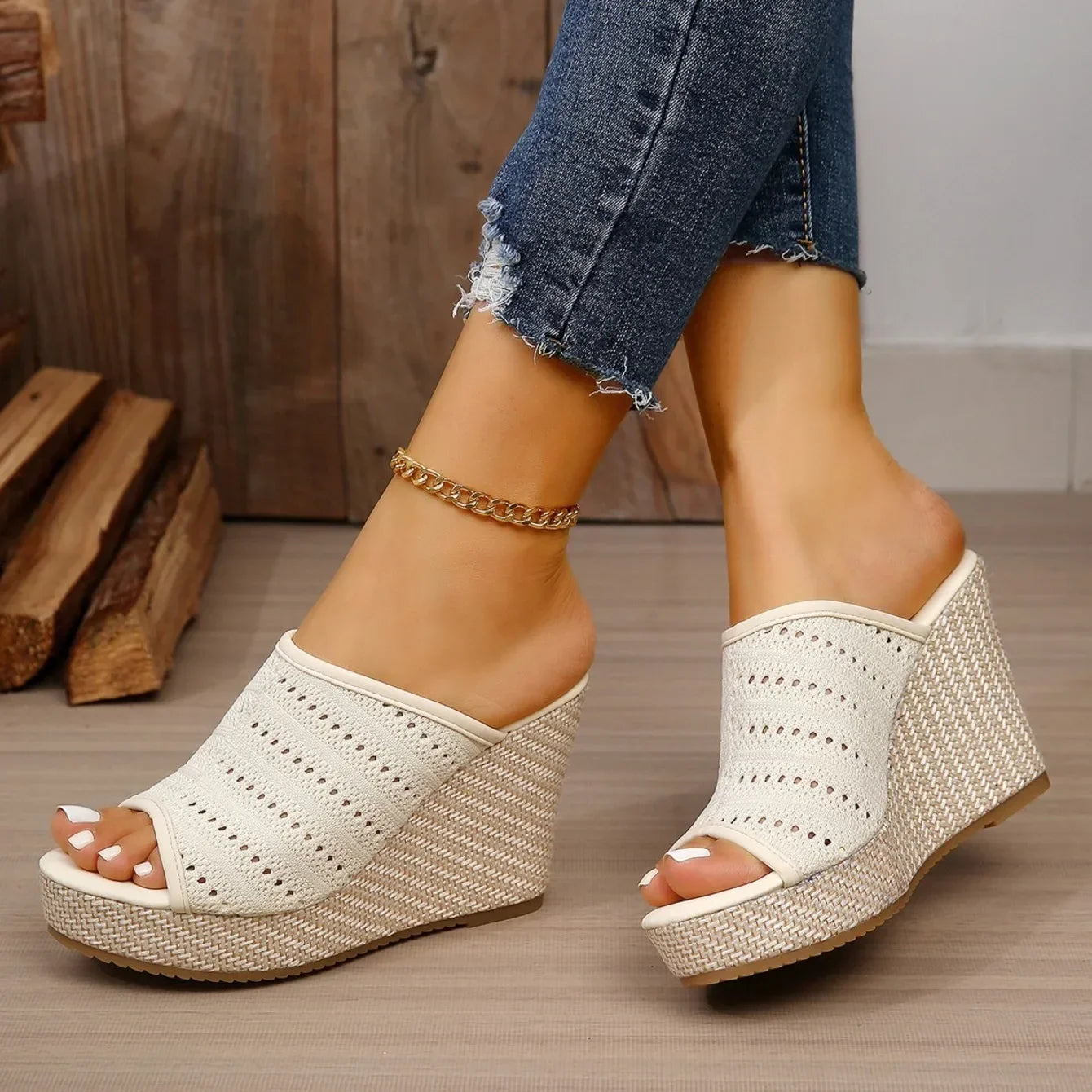 Sandalias de Cuña Amelie