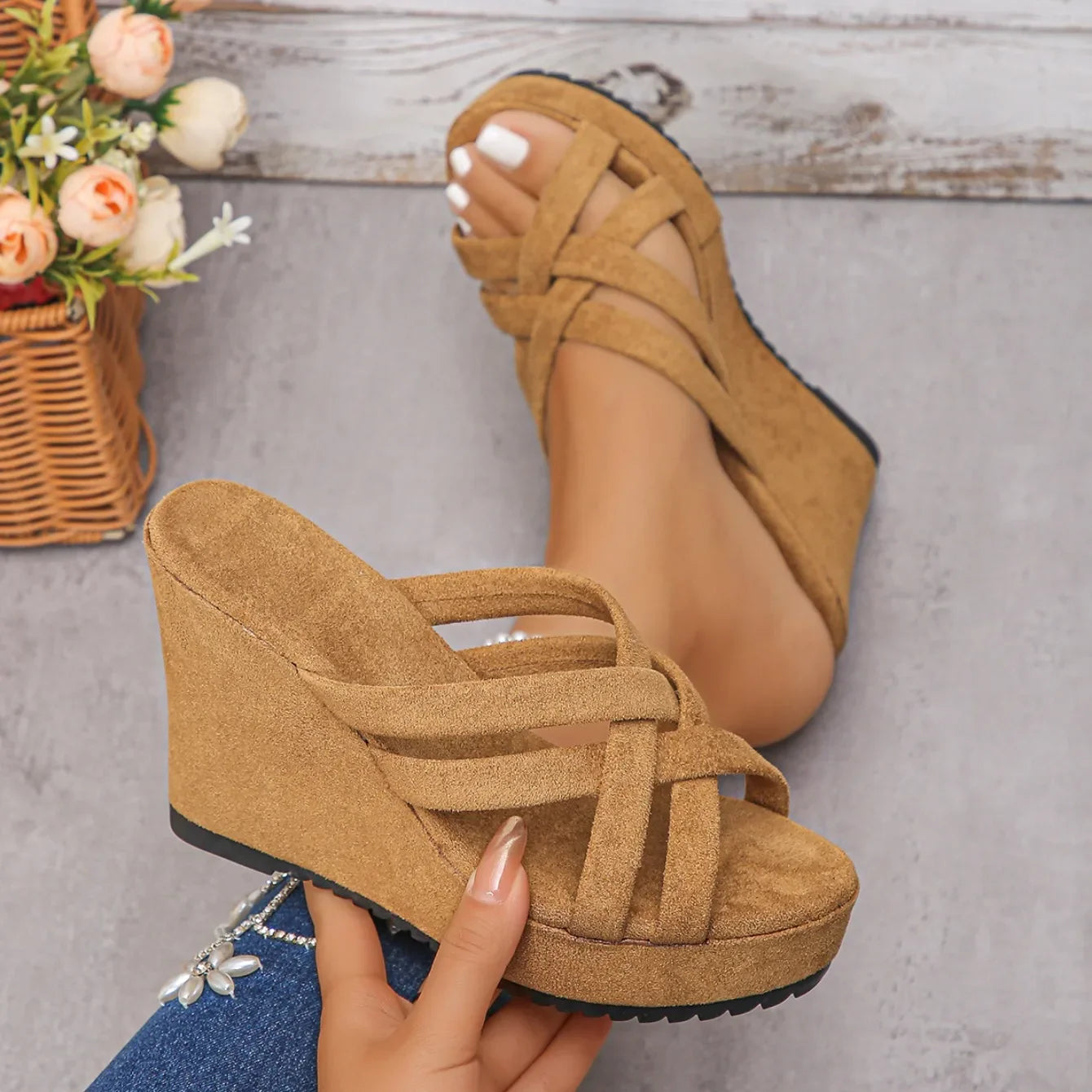 Sandalias de Cuña Adeline